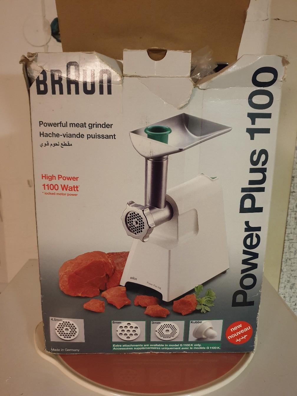 Braun Fleischwolf Power Plus 1100 in 74722 Buchen (Odenwald) für 50,00 ...