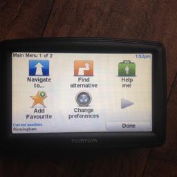 Satnav working order no charger collection only