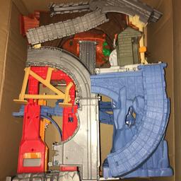 Included in this bundle is the Misty Island & Blue mountain quarry play set, cranky plus 15-20 trains. All used but in good condition. A couple of the trains are a little battered and bruised as they have been loved well. Collection only.