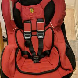 Official Ferrari Rosso Corsa Red Baby / Toddler Kids Children Car Safety Seat