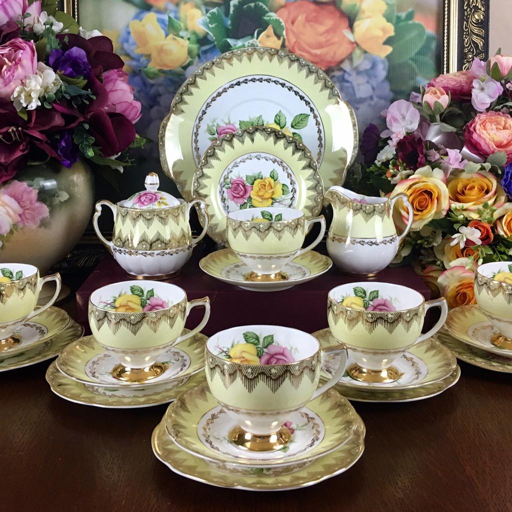 Imperial Bone China 22kt Gold Tea Set in East Devon for £150.00 for