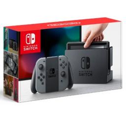 brand new in box nintendo switch in grey, never been used, unwanted gift