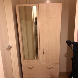 Kids wardrobe with mirror and two draws
Perfect condition
Collection only.