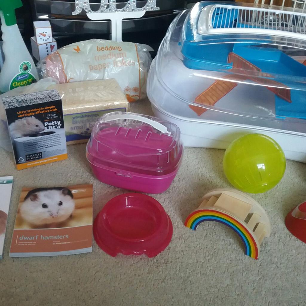 View of Deluxe 3 tier hamster cage plus accessories in Newark and Sherwood für ...