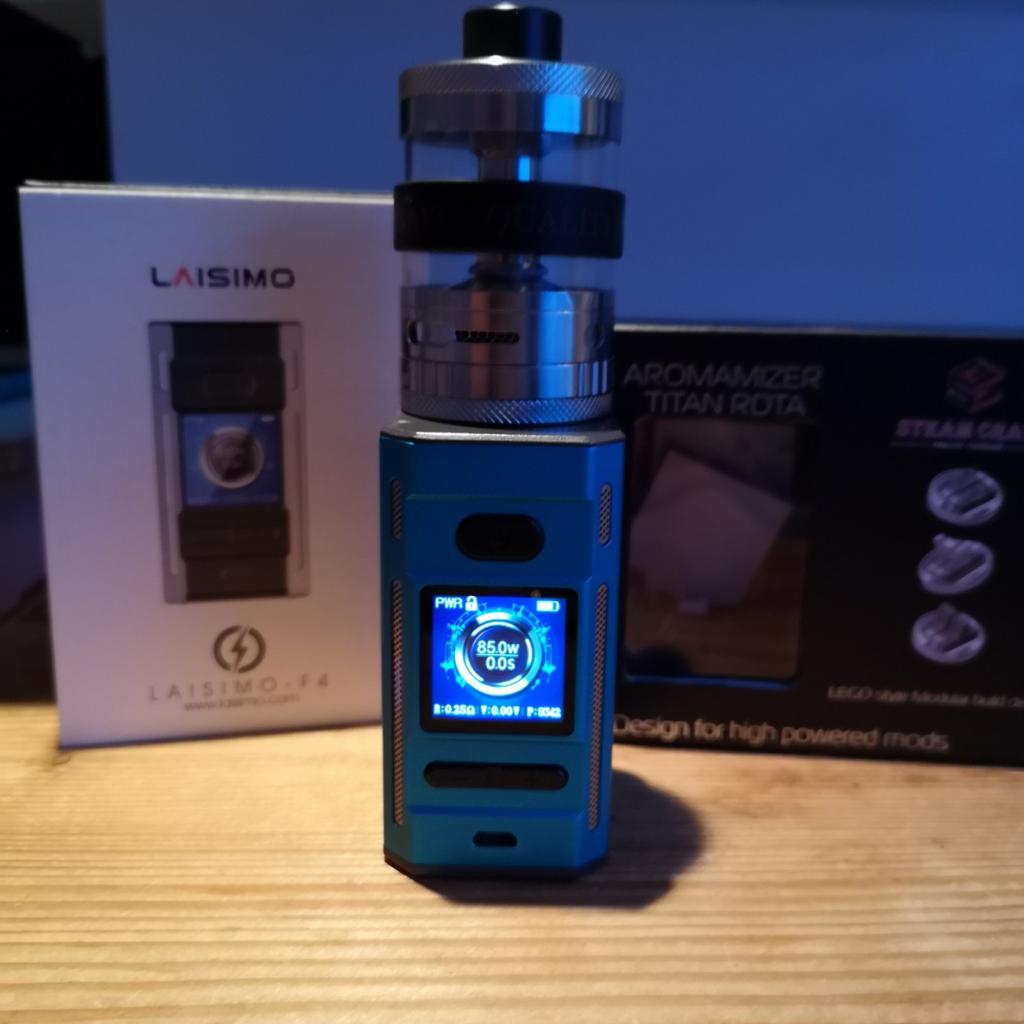 Laisimo F4 Akkuträger + Titan RDTA Verdampfer in 83620 Feldkirchen 