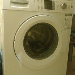 Washes and dries clothes fine but very loud on spin cycle. No leaks and rubber door seal in good condition.