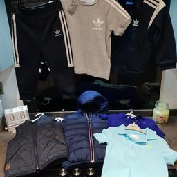 Adidas Tracksuit and T-Shirt Aged 12-18months
Next Coat and Next Body Warmer Aged 12-18months
Ralph Lauren T-Shirts Aged 18months
All in perfect condition
From a pet and smoke free home
All bought brand new cost over £125 in total, bargain at £30 for all or 
- Adidas Tracksuit and T-Shirt - £15
- Coat and Body Warmer - £15
- Ralph Lauren T-Shirts- £10
