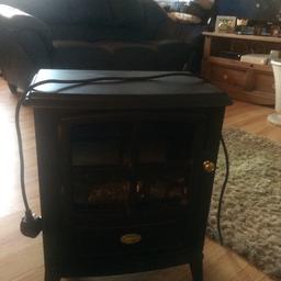 Electric fire 2 settings needs 2 bulbs to light logs up collection only