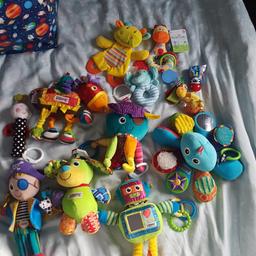 Bundle of baby toys mainly lamaze
All in good condition except for the dog no longer barks but can still play with it
Smoke and pet free home