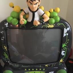 Ben 10 glow in the dark TV & DVD player the door to the DVD is a bit wonky but can be clipped together however in good working order ideal for little Ben 10 lovers my son loved it. Very good condition.