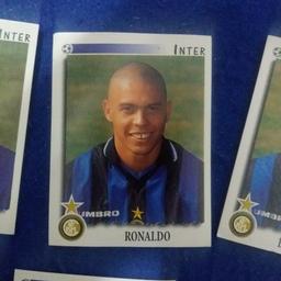 19 figurinecalciatori panini 
tutte dell' INTER
tutte con velina originale

anni 1996 e 1997

presenti Ronaldo (il fenomeno) Zanetti e tanti altri