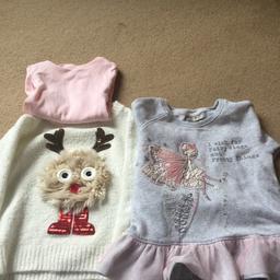 3 tops in great condition, 2 from next and Xmas jumper from Tesco, all age3/4 . Free for anyone who wants to come and pick up
