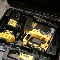 Brand new unused 2018 model dewalt dch273 sds drill, 5mah battery, charger and Tstax case.
Cash on collection only thanks