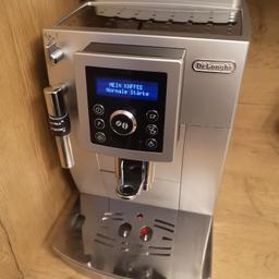Zum verkauf steht hier ein Delonghi ecam 23. 420 sb Kaffeevollautomat.
Er wurde im November 2017 gekauft.