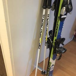 Ski mit Skistöcke 
150cm 
Gut erhalten