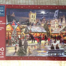 New (box still in plastic wrapping) 1000 piece Christmas scene jigsaw puzzle. Ideal Christmas present. Currently in shop at £14.99.