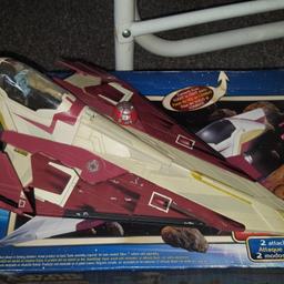 Obi wan Kenobi starfighter for sale.
One from attack of the clones. Boxed.
Collection only.
