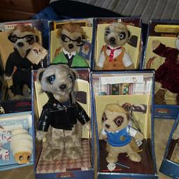9 meerkat toys
All boxed with certificates
Collection only