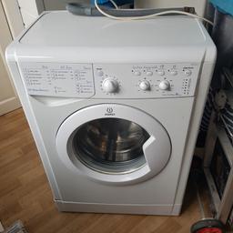 indesit white washing machine good condition
only selling due to buying black washer

needs to go asap
collection only