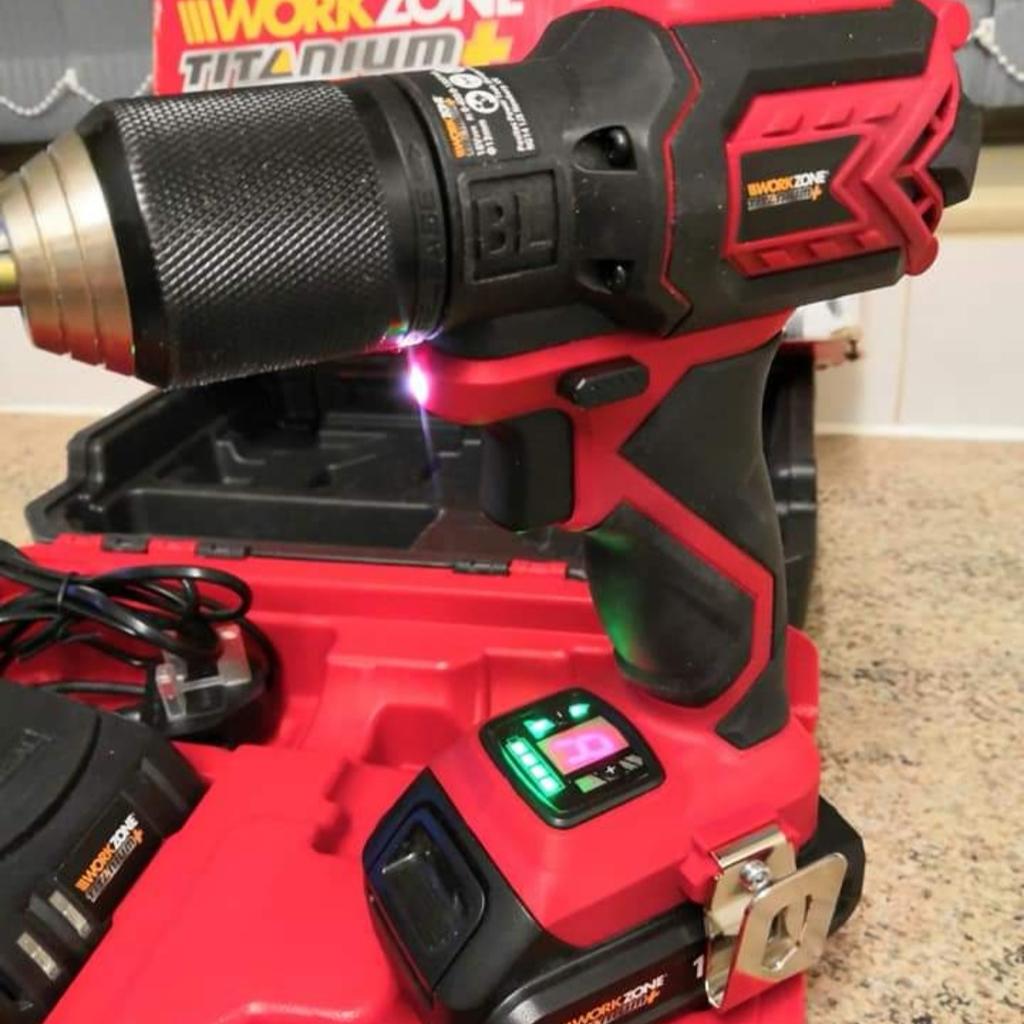 18v Lithium Battery Workzone Brushless Drill in OL16 Rochdale f r