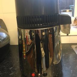 Excellent condition, comes in original box with all paperwork, glass water jug, charcoal filters and cleaning crystals. £80