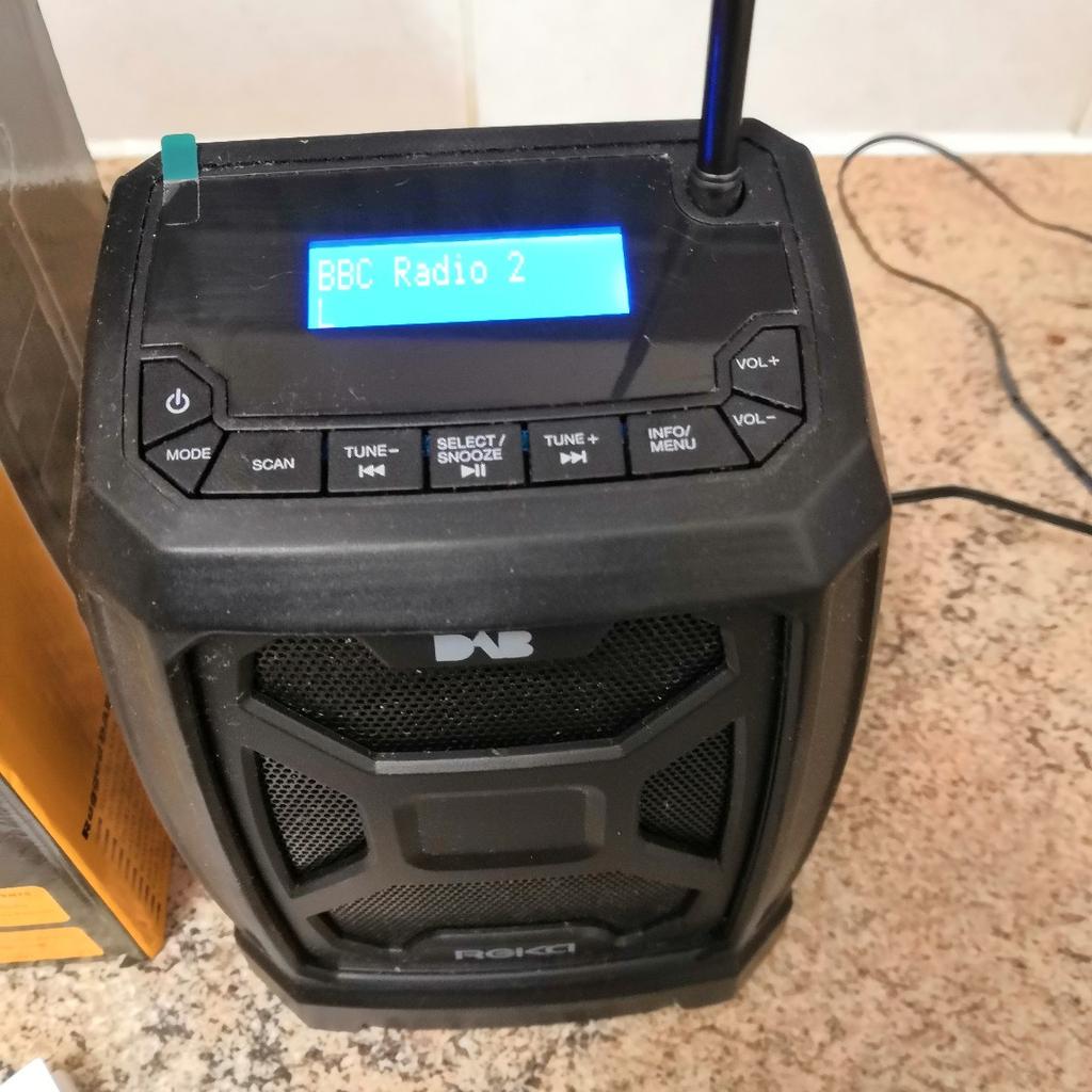 Reka Rugged DAB Radio with Bluetooth in OL16 Rochdale for £20.00 for