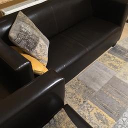 Sofa 175x 78x73h  Kunstledersofa. Eine Sessel gibt es auch noch!!