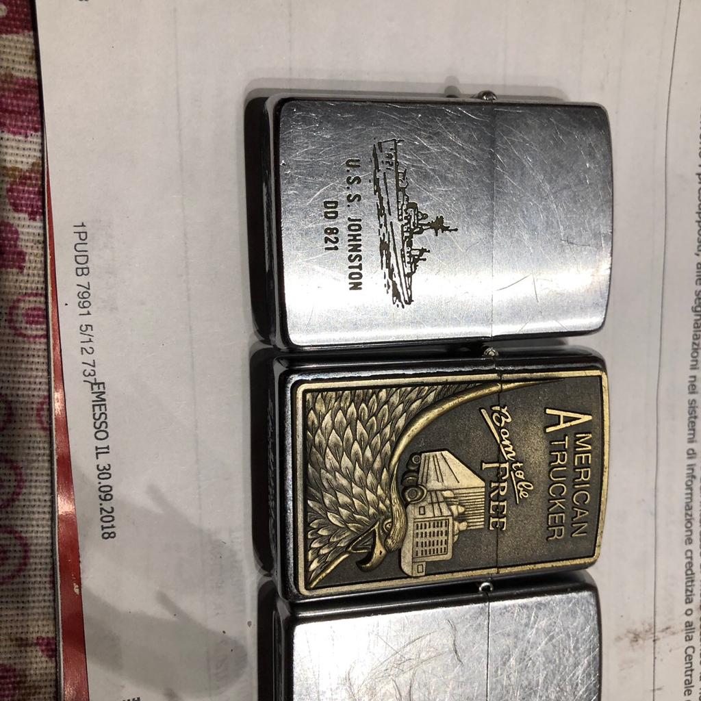 Accendini Zippo Usati 