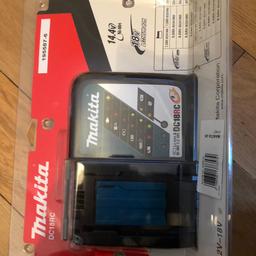 Makita charger brand new in packaging. 
Fast charge