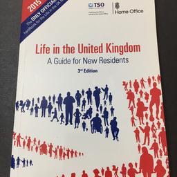 Hi, Life in the United Kingdom is for sell. It is in good condition. I don’t need it as I passed my exam 2 weeks ago.
Can be collected from Bromley or Central London