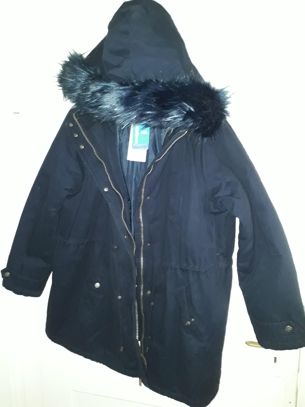 blauer Parka neu 50 Winterjacke Aldi Kapuze in 56564 Neuwied für 31,00