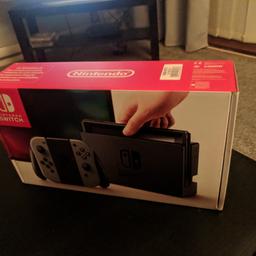 hi for sale I have a brand new Nintendo switch. it comes in the new grey colour. any questions please feel free to ask. cheers chris