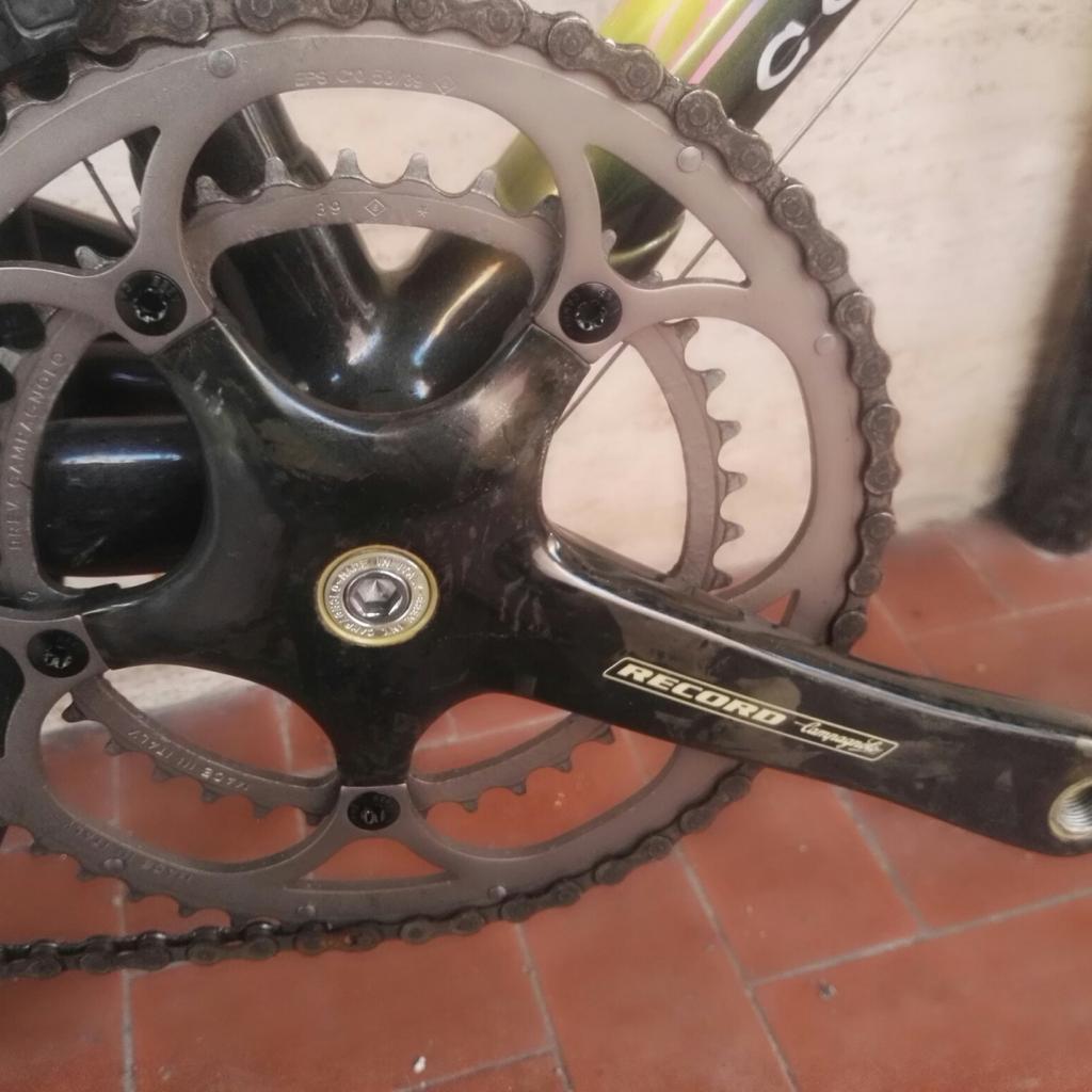 Paire De Roues Campagnolo Ambrosio Record 9 Vitesses – Vélo Course – 28 Pouces – Aluminium – Hutchinson Equinox – Vintage