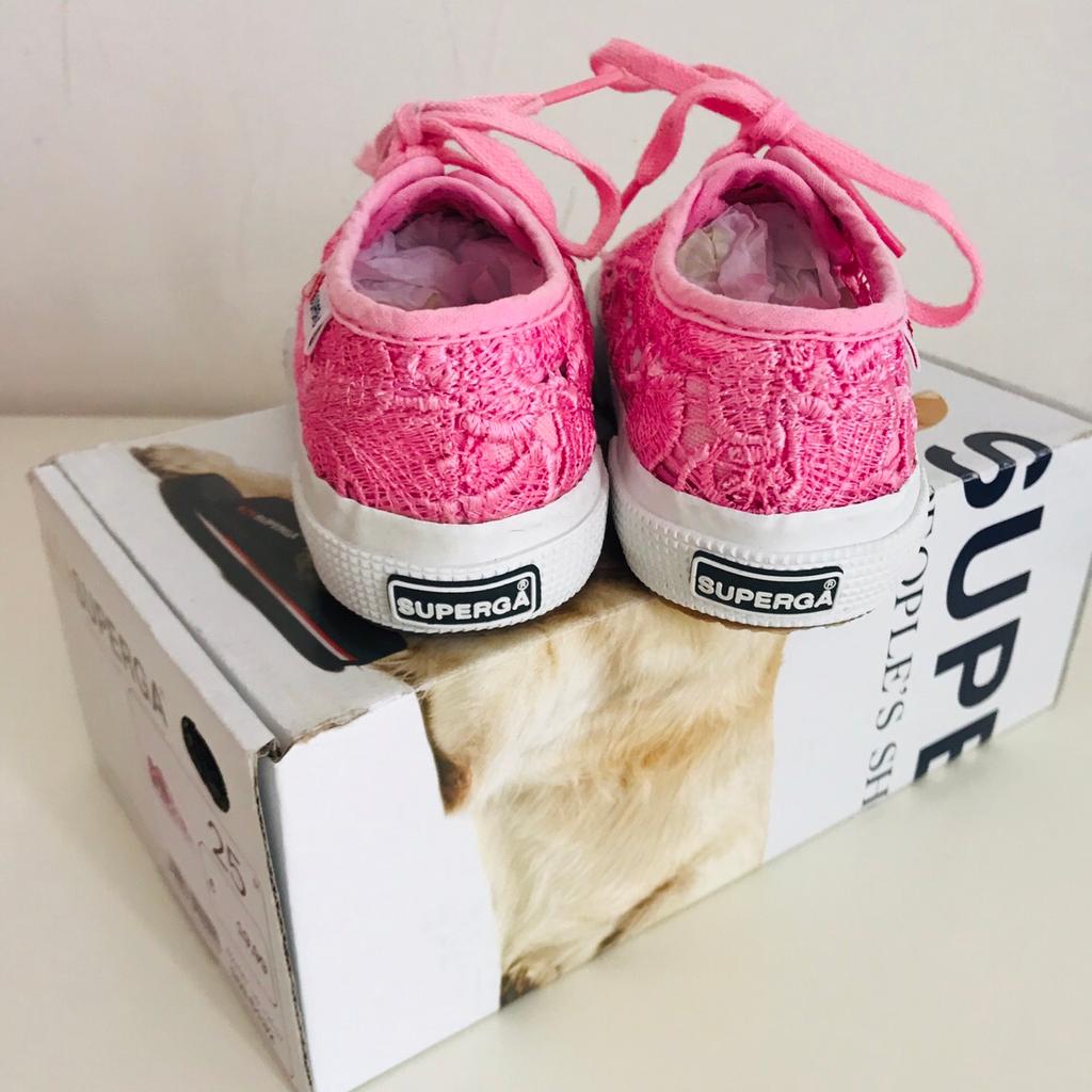 Superga rosa outlet pizzo