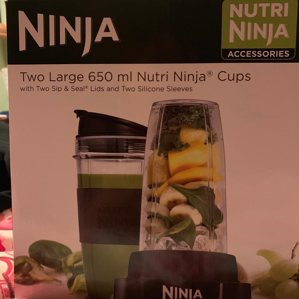 Nutri Ninja 650ml cups with sipping lids in DE21 Derby für 12,50 £ zum