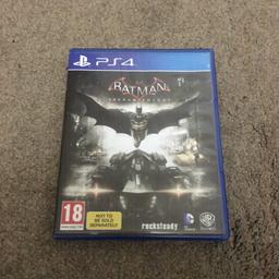 Batman Arkham Knight
For PS4 only
No scratches on disc
Amazing game with a spectacular story line.
Driving and action game for all ages.
1 player
cash or delivery
Message for any concerns