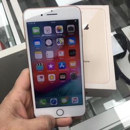 Phone: IPhone 8 Plus  
Storage: 64GB
Colour: Gold 
Network: Unlocked
Condition: Phone in full working order and screen in immaculate condition 
£420
Phone comes boxed with a cable 
Can be delivered LOCALLY for an additional charge for fuel