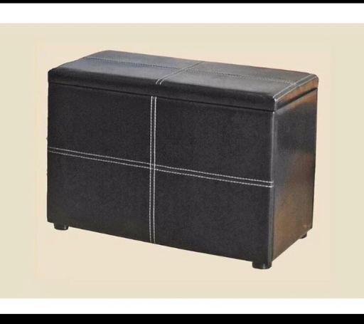 Buy & Sell Greater Manchester Oldham - Photos for Black Ottoman STOREAGE Box