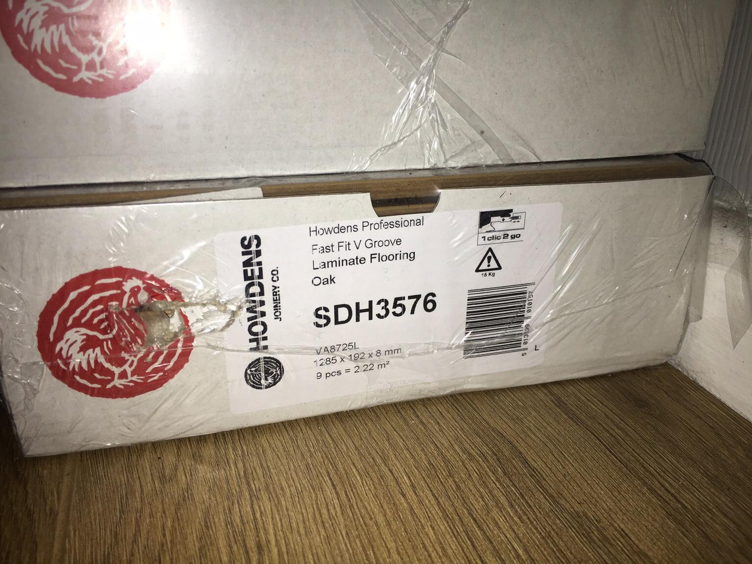 Howdens Light Oak Laminate Flooring in M50 Salford for £50.00 for sale