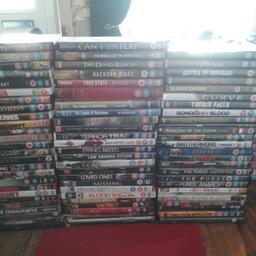 Large bundle of DVDs, mostly horror but also thriller , war and comedy, includes a few series too
There are 82 in total
Some top titles such as
The conjuring 1 and 2 and annabelle
The purge trilogy
Wrong turn 1-5
The revenant
Hacksaw ridge etc
25for the lot,
Ideal to watch over xmas
No sorting, price for the lot
All working
Only selling as don't watch anymore
