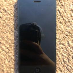 iPhone 5
32gb
Unlocked
Good condition 
Mark near camera 
No box or earphones
Comes with charger (blackberry plug iPhone cable charges phone)

Collection only
No time wasters please