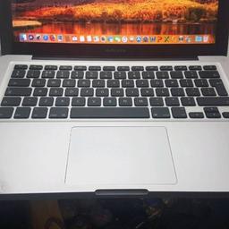 PROCESSOR INTEL CORE I5 2.3GHZ 4GB RAM 320GB SSD WIFI WEBCAM OS X SCREEN SIZE 13.3INCH BATTERY GOOD COMES WITH CHARGER EXCELLENT WORKING ORDER.