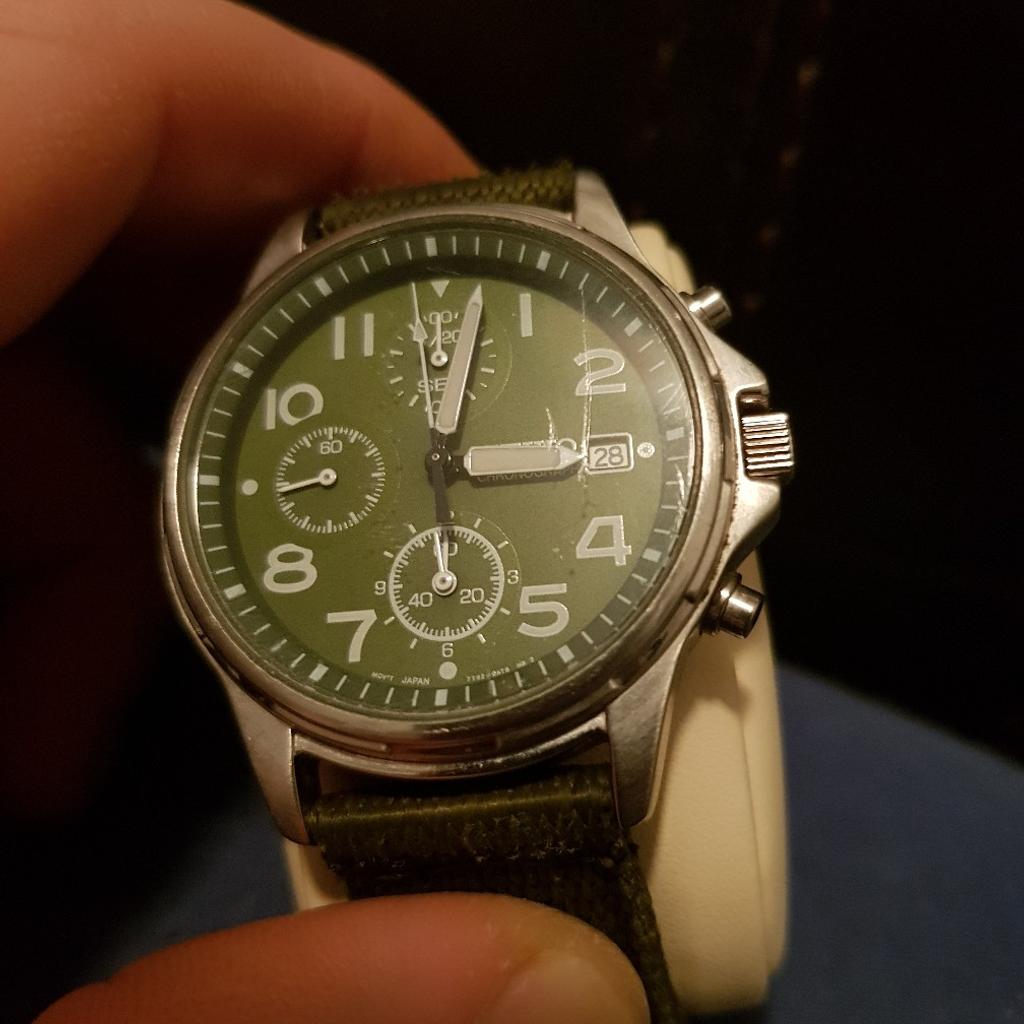 Seiko 7T92 0BB0 Military Watch in B69 Sandwell f r 45 00 zum