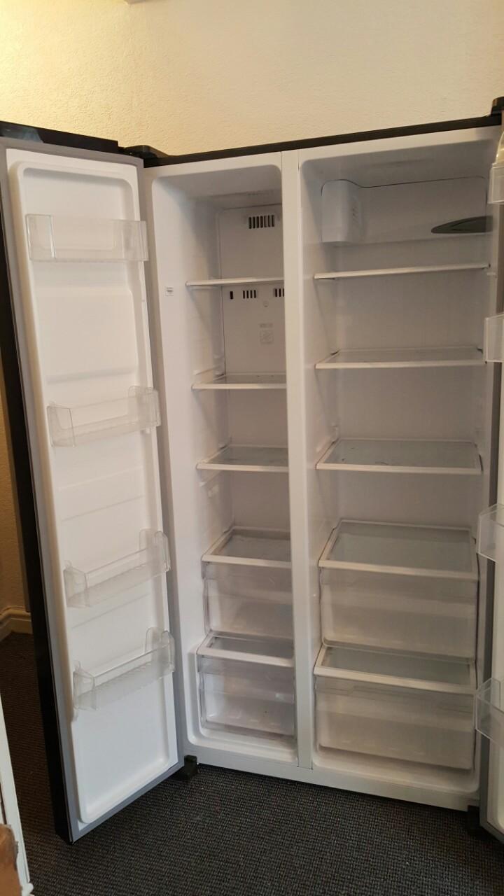 Swan double door fridge freezer black in WN7 Wigan for £175.00 for sale