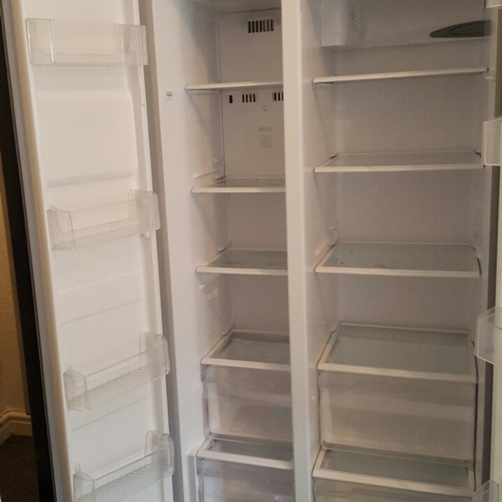 Swan double door fridge freezer black in WN7 Wigan for £175.00 for sale