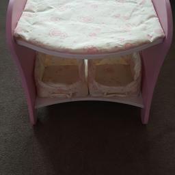 Baby Annabell changing cot from a Pet and Smoke free home