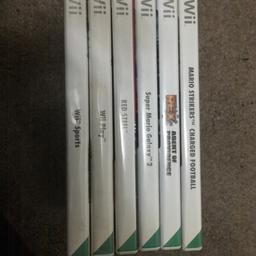 Games for Wii
Super mario galaxy 2
Mario strikers charged football
Generator rex: agent of providence
Wii play
Wii sports
Redsteel