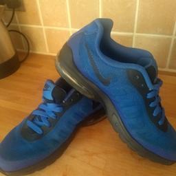 Size 5 royal blue invigor Nike trainers. Good condition as only worn for PE at school. collection Knuzden Blackburn. £8 NO offers please