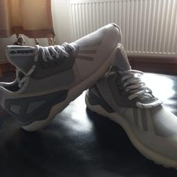 Size 10 men's trainers, practically brand new. I bought these for my partner, he wore them in the house for half hour and said they were too tight on his toes. Been stuck away in wardrobe for last few months. £15 NO OFFERS please. collection Knuzden Blackburn.