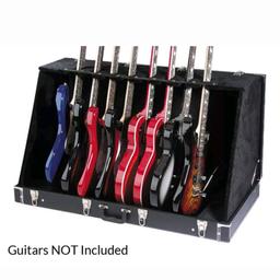 In great condition holds up to 8 guitars or 4 acustic guitars collection only